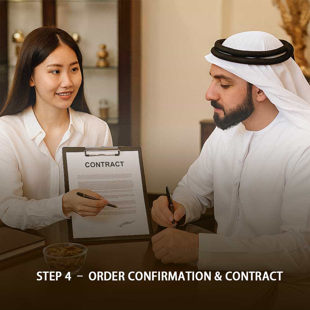 Step 4–Order Confirmation Contract