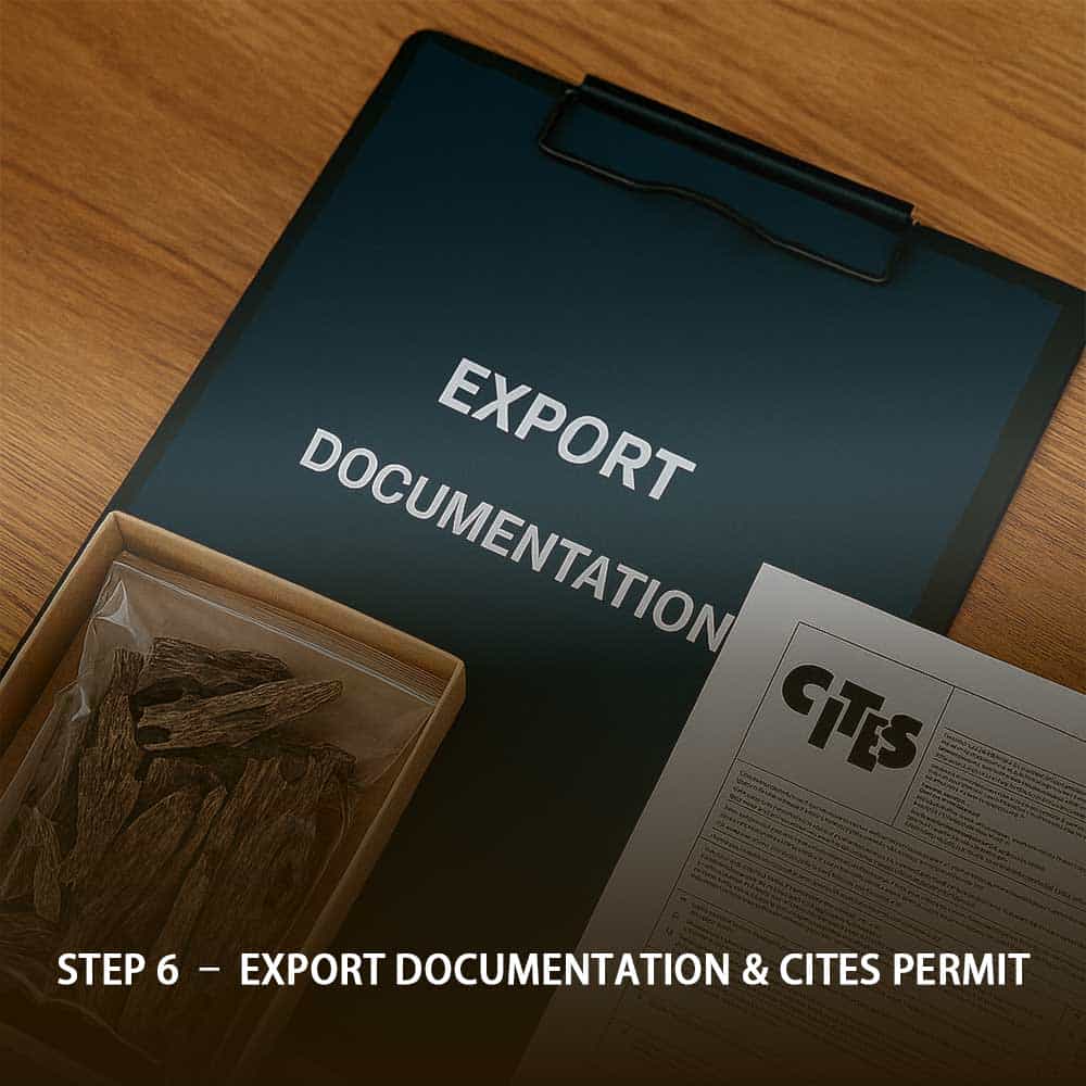 Step 6–Export Documentation CITES Permit